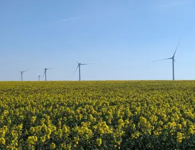 Parc éolien Fontaine-Lès-Boulans en France, exploité par Boralex