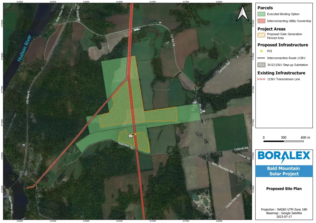 Bald Mountain Proposed Site Map