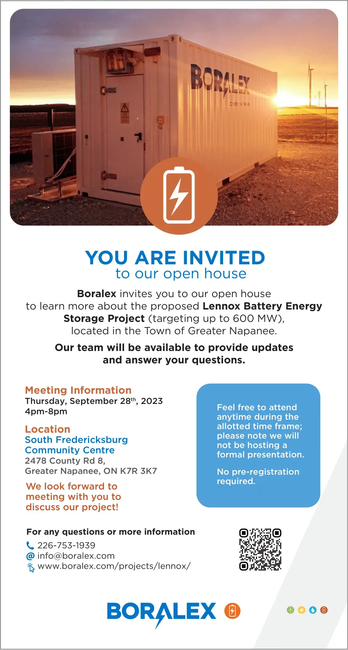 Lennox, renewable energy storage in Canada | Boralex