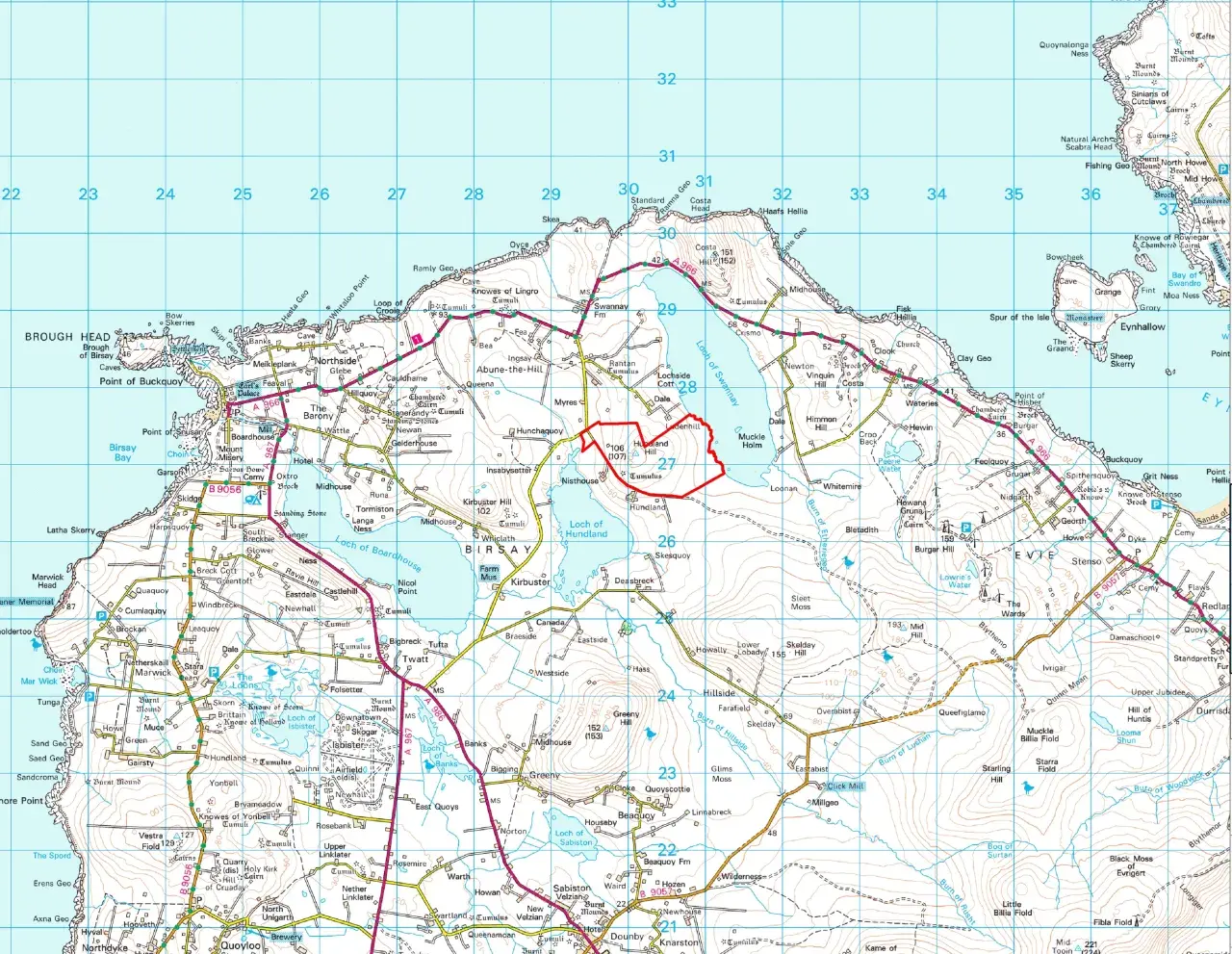 Nisthill Wind Site location plan in Scotland