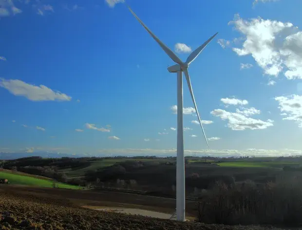 Parc éolien de Calmont en France