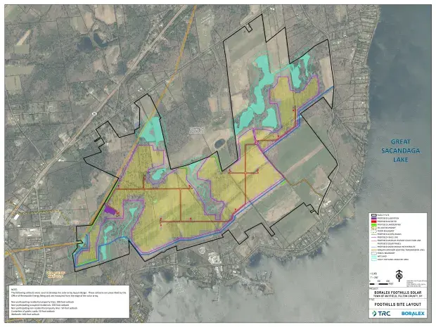 FOOTHILLS SITE LAYOUT MAP