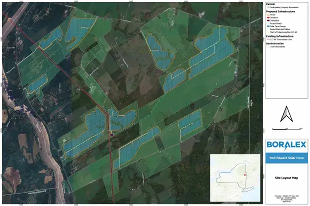 Fort Edward Site Plan Map