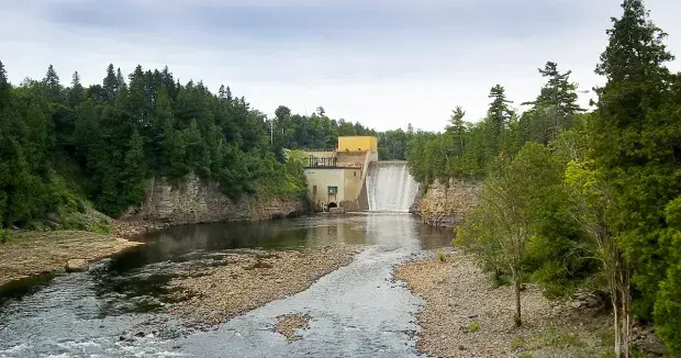 Centrale hydroélectrique de Beauport au Canada