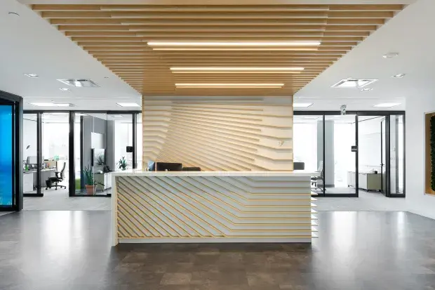 Entrance of the Boralex's office in Montreal, Quebec