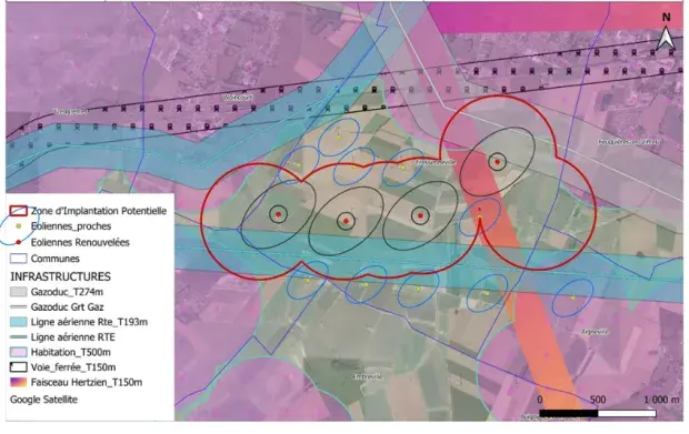 Implantation projet de renouvellement de Chasse Marée 