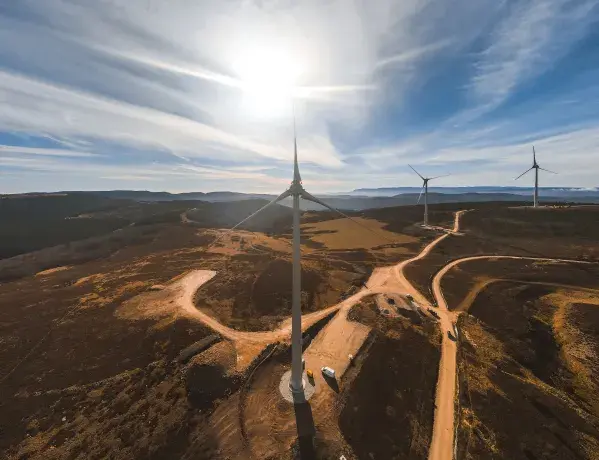 Eolienne, plaine