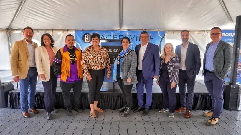 Photo de groupe Hagersville Inauguration Ontario Canada