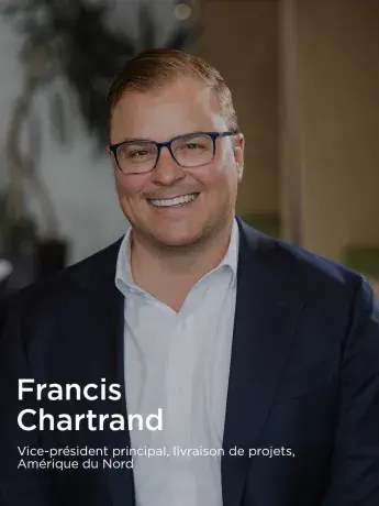 Francis Chartrand VP Livraison de projets Boralex, Amérique du Nord
