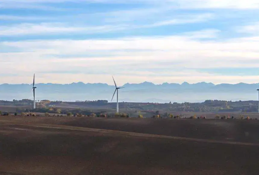 Parc éolien de Calmont en France